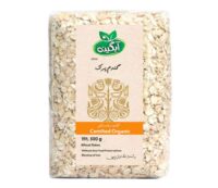 گندم پرک ارگانیک آبگینه مقدار 500 گرم