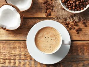 شیرین کننده طبیعی قهوه با طعم نارگیل