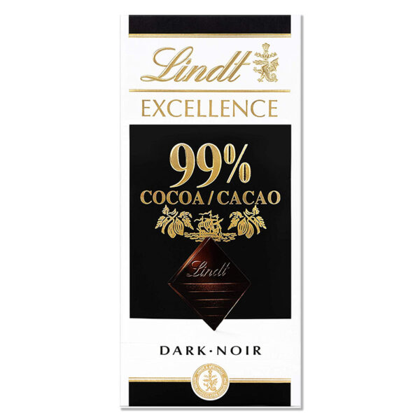 شکلات تلخ 99% اکسلنس لینت مقدار 50 گرم