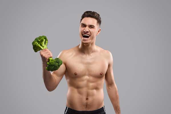 رژیم‌ گیاهخواری سرشار از فیبر با کمک به هضم بهتر غذا، در ساخت عضلات بدون چربی کمک کننده است،