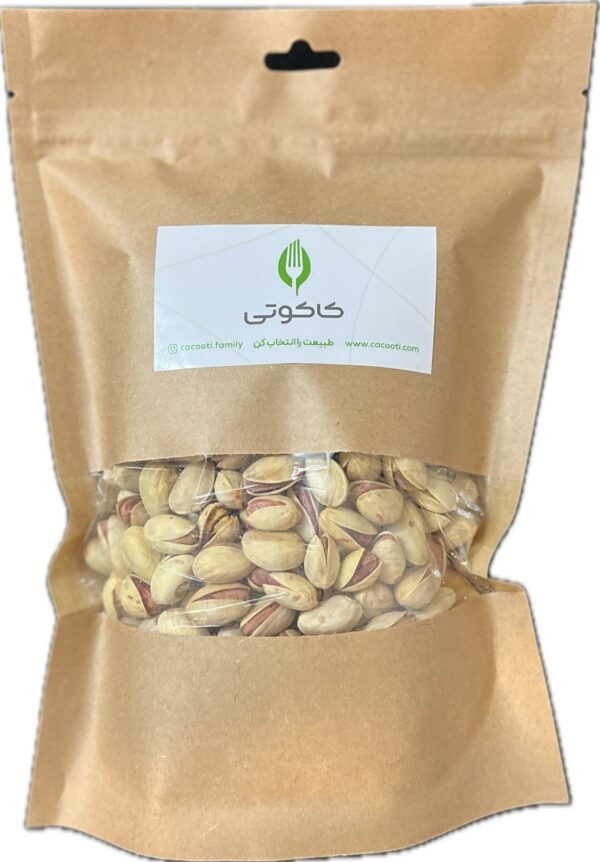 پسته اکبری بوداده کاکوتی مقدار 500 گرمی